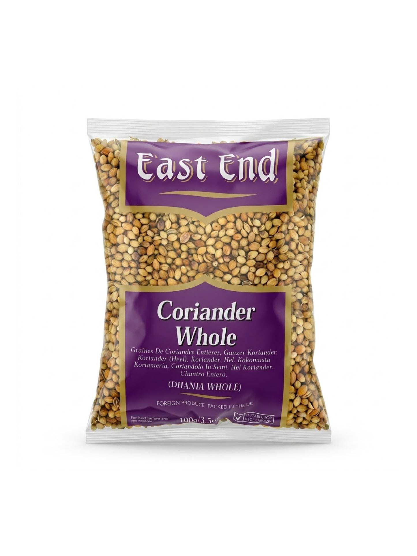 East End Coriander Whole 100G